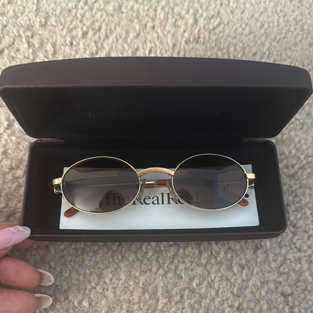 VINTAGE Cartier Gold Sunglasses